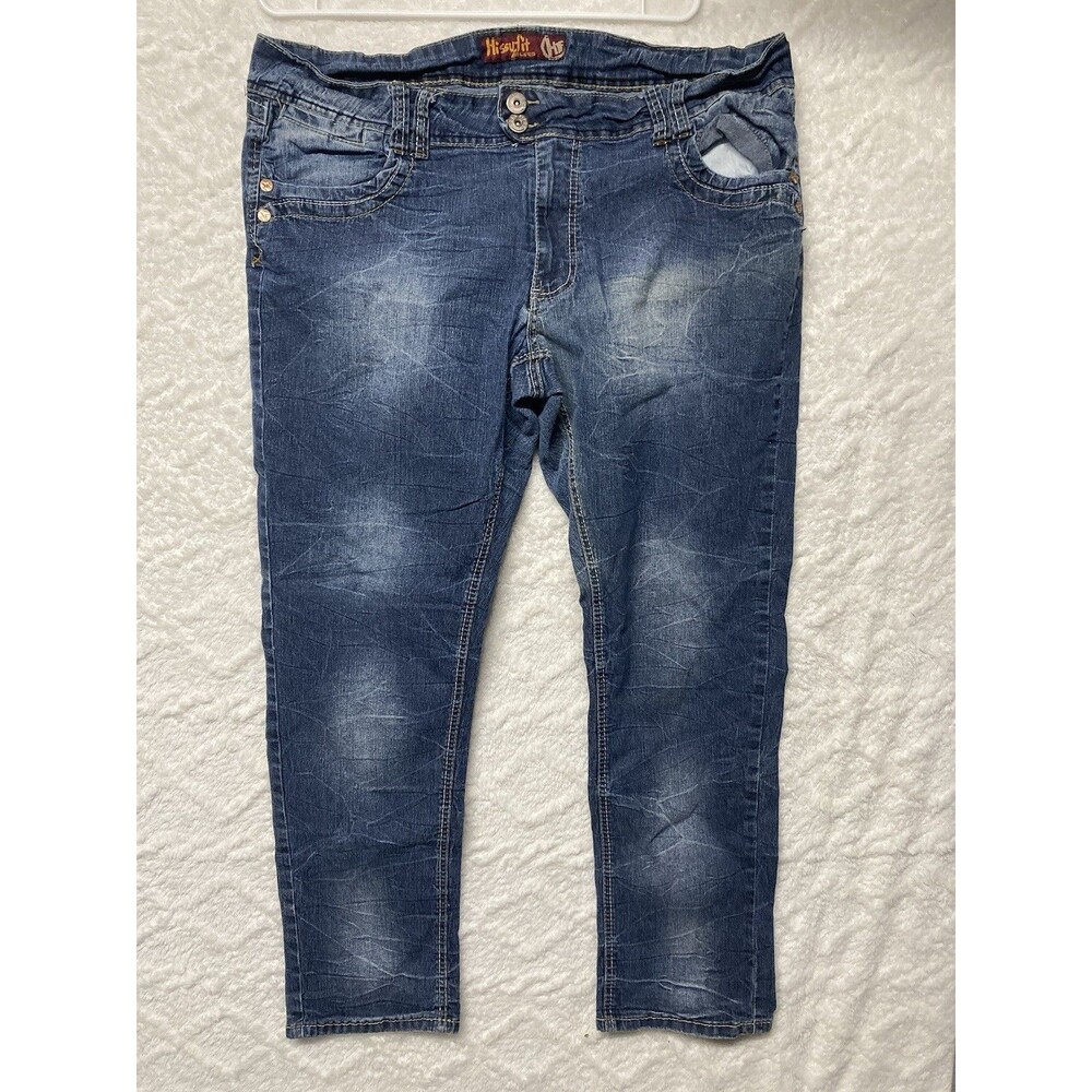 Hissyfit Jeans Denim Women Acid Wash Size 22 Good Condition Skinny Jeans